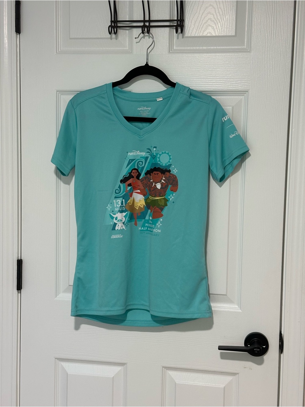 runDisney Moana Princess Half Marathon 15th Anniversary Shirt Women’s M